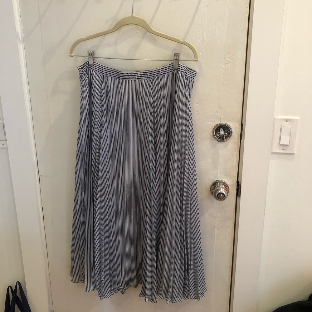 Anthropologie pleated skirt